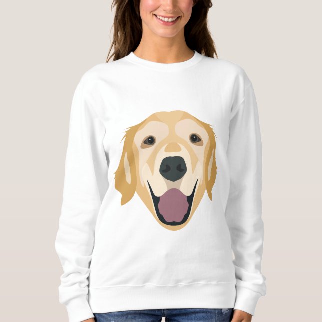 T-shirts Golden retriever da ilustração (Frente)