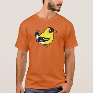T-shirts Goldfinch do americano de Birdorable