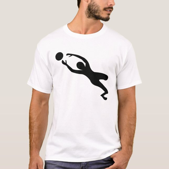 T-shirts Goleiro - Preto (Frente)