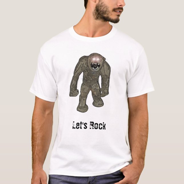 T-shirts Golem da rocha (Frente)