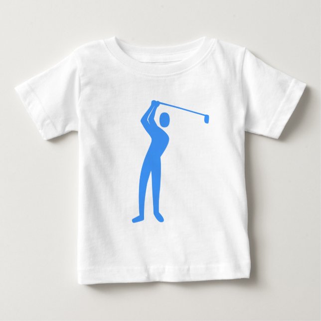 T-shirts Golfe - Azul bebê (Frente)