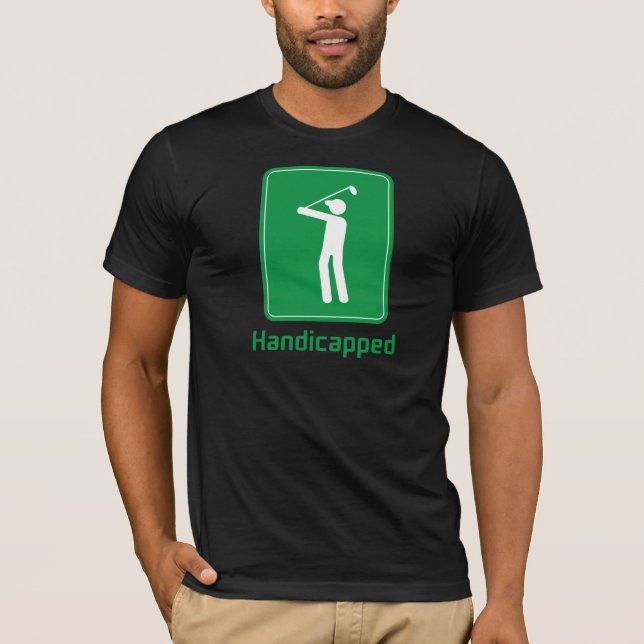 T-shirts Golfe - deficiente (Frente)