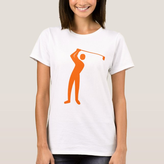 T-shirts Golfe - Laranja (Frente)