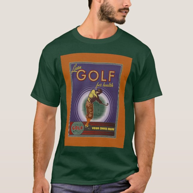 T-shirts Golfe para a saúde (Frente)