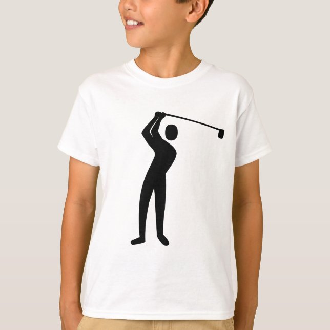 T-shirts Golfe - Preto (Frente)