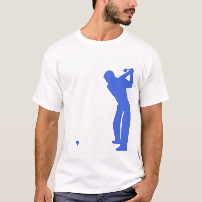T-shirts Golfe Real Azul e Branco (Frente)