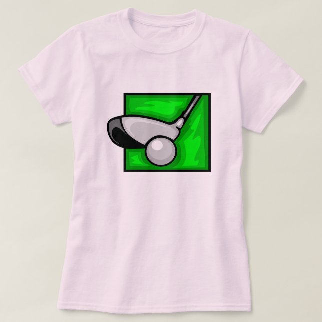 T-shirts Golfe Rosa (Frente do Design)