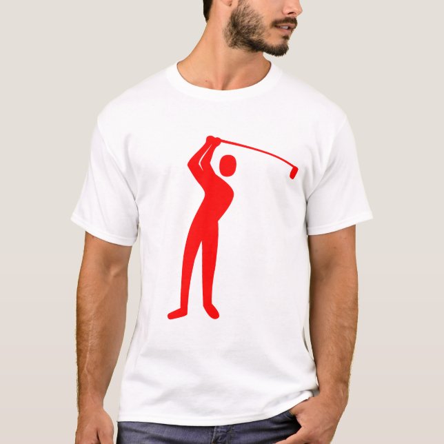 T-shirts Golfe - Vermelho (Frente)