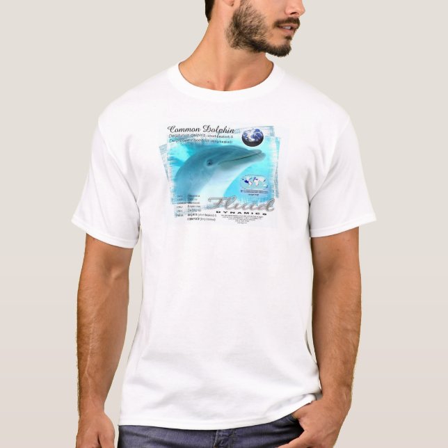 T-shirts Golfinho comum por Gregory Gallo (Frente)