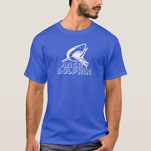 T-shirts Golfinho irritado (Frente)
