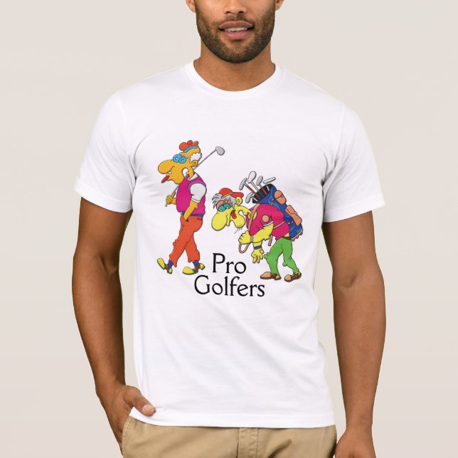 T-shirts Golfistas Profissionais (Frente)