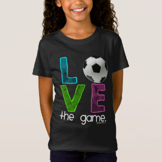 T-shirts Golly meninas: Futebol - ame o jogo