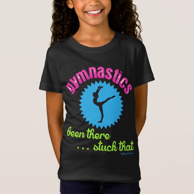T-shirts Golly meninas - ginástica lá… colada isso (Frente)