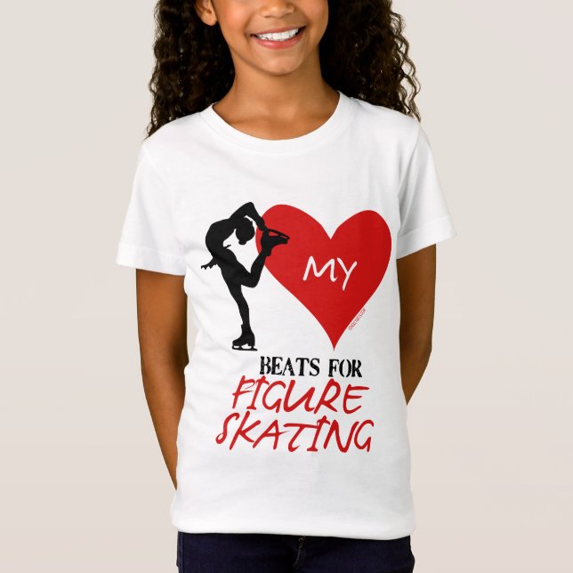 T-shirts Golly meninas - meus batimentos cardíacos para o (Frente)