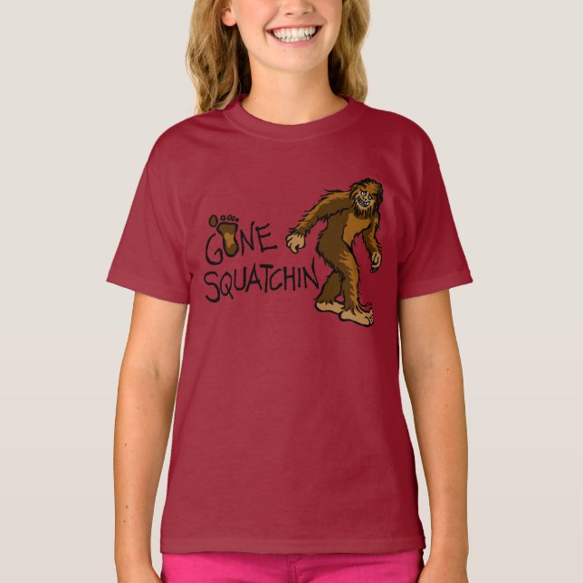 T-shirts Gone Squatchin (Frente)