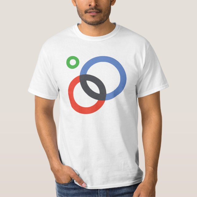 T-shirts Google+ Círculos (Frente)