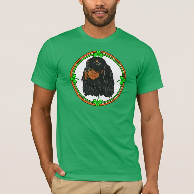 T-shirts Gordon Setter St Patricks (Frente)