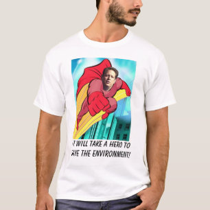 T-shirts gorehero, tomará um herói para salvar o envir…
