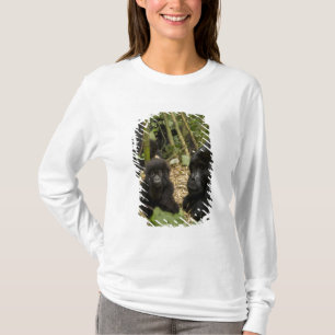 T-shirts Gorila da Montanha, adulto com filhote