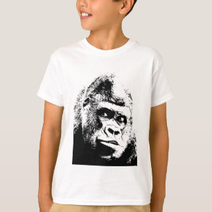 T-shirts Gorila Pop de Arte Negra