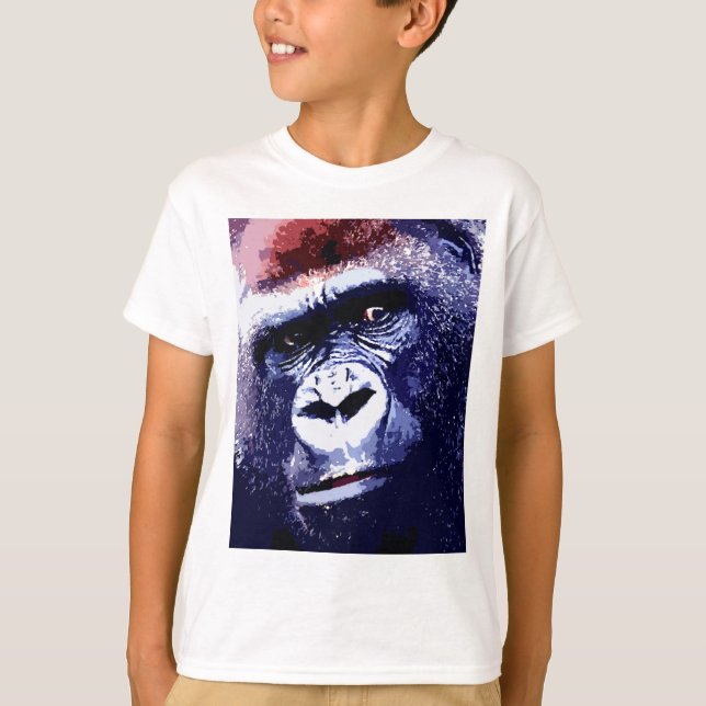 T-shirts Gorilla Face (Frente)