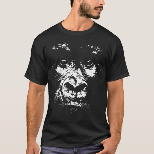T-shirts Gorilla Shadows (Frente)