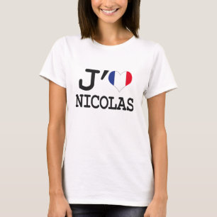 T-shirts Gosto de Nicolas