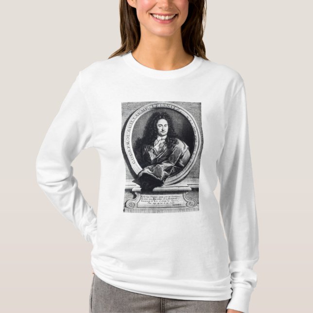 T-shirts Gottfried Wilhelm Leibniz (Frente)