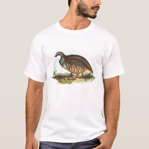T-shirts Gould - perdiz de patas encarnadas - rufa do