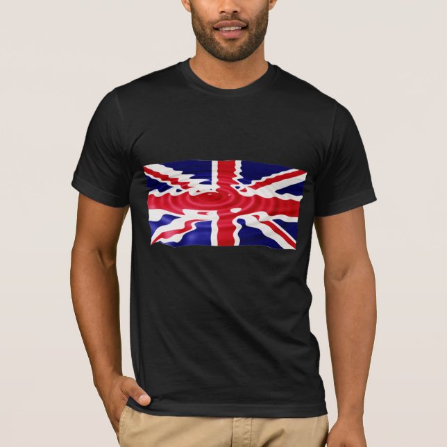 T-shirts Grâ Bretanha - ondinhas da água (Frente)