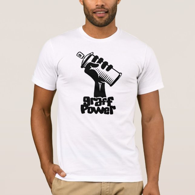 T-shirts Graffiti power (Frente)