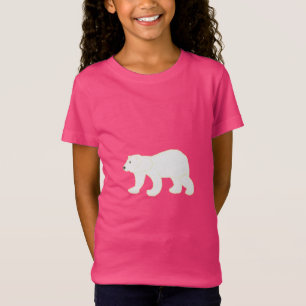 T-Shirts Gráficas Do Urso Polar Da Lente