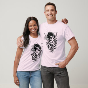 T-shirts Gráfico 4 da safira de estrela