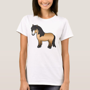 T-shirts Gráfico de desenho de desenhos animados de Pôneos 
