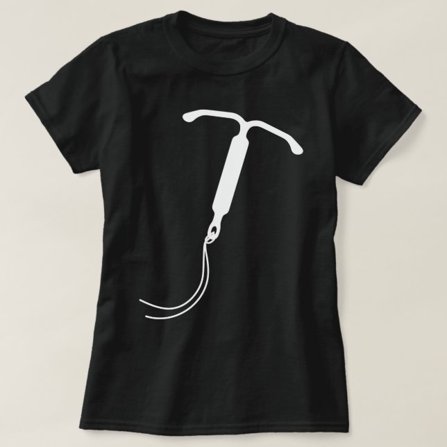 T-shirts Gráfico de IUD (Frente do Design)