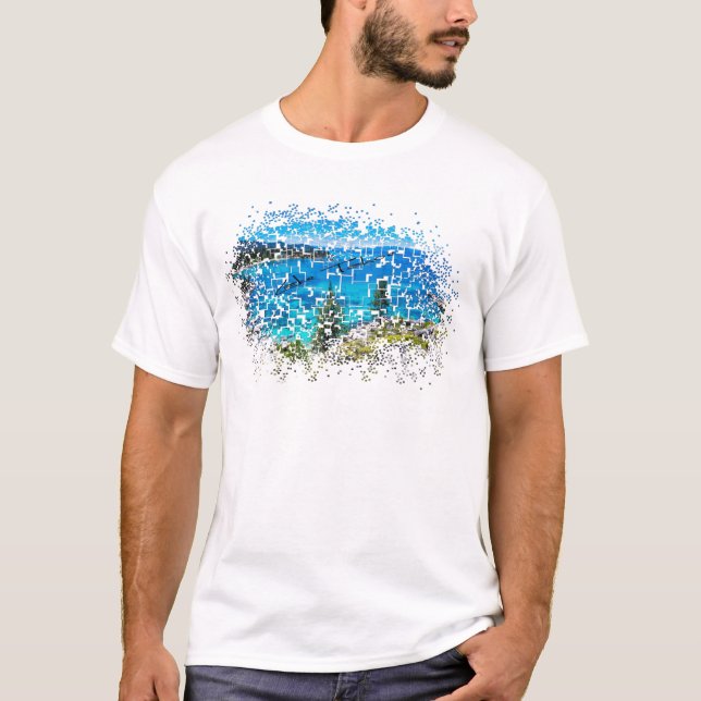T-shirts Gráfico de Lake Tahoe (Frente)