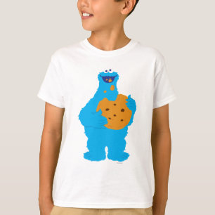T-shirts Gráfico do Monstro Come-Cookies