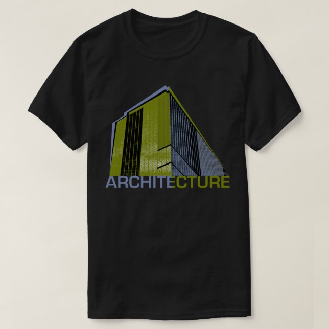 T-shirts Gráficos de Arquitetura (Frente do Design)