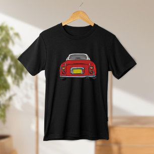 T-shirts Gráficos Gráficos Gráficos de Carro Vermelho F