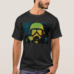 T-shirts Grafites da máscara de gás