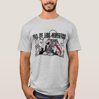 T-shirts Grafites do diâmetro De los muertos
