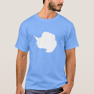 T-shirts Graham Bartram Antártica bandeira azul branca