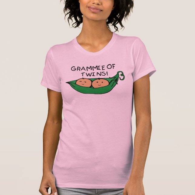 T-shirts Grammie do vagem dos gêmeos (Frente)