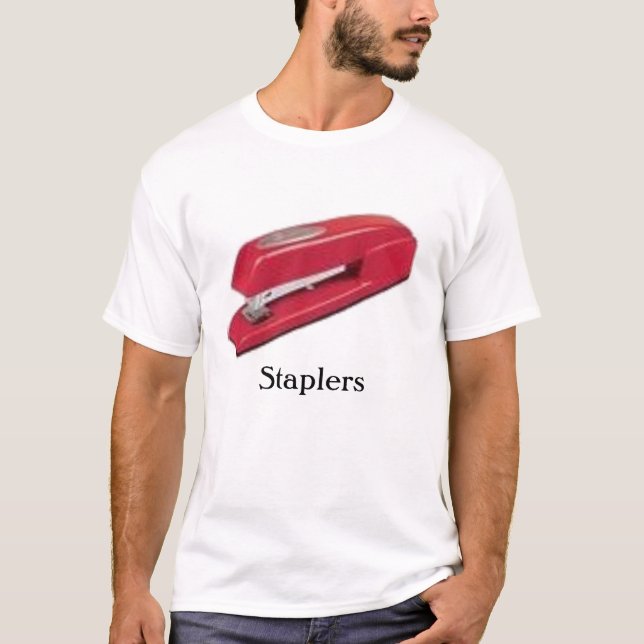 T-shirts grampeador vermelho 2, grampeadores - (Frente)