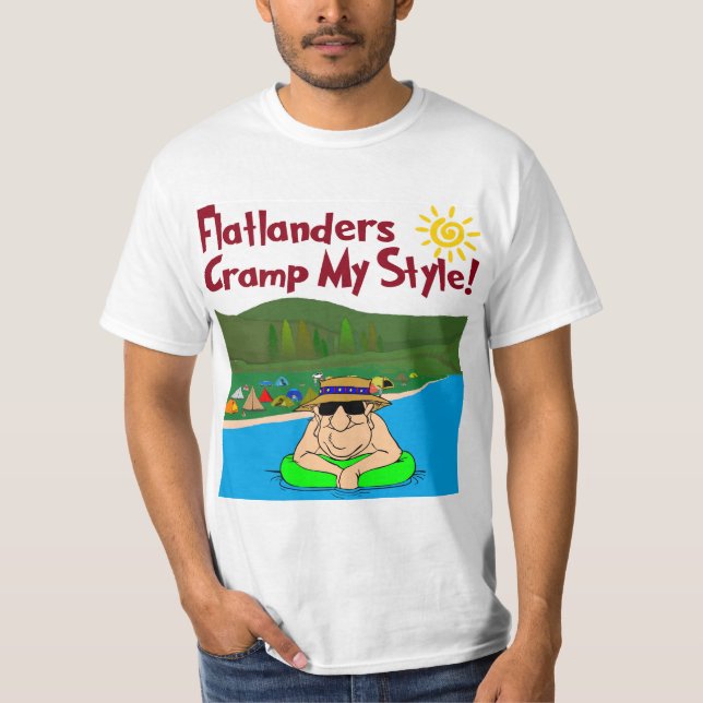 T-shirts Grampo de Flatlanders meu estilo (Frente)