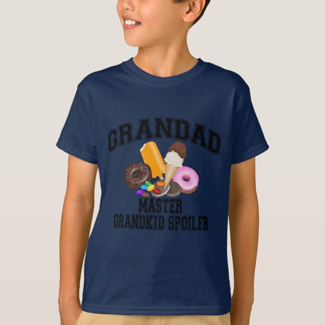 T-shirts Grandad da desmancha prazeres do Grandkid (Frente)