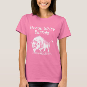 T-shirts Grande búfalo branco