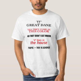 T-shirts Grande Dane Walking Respostas