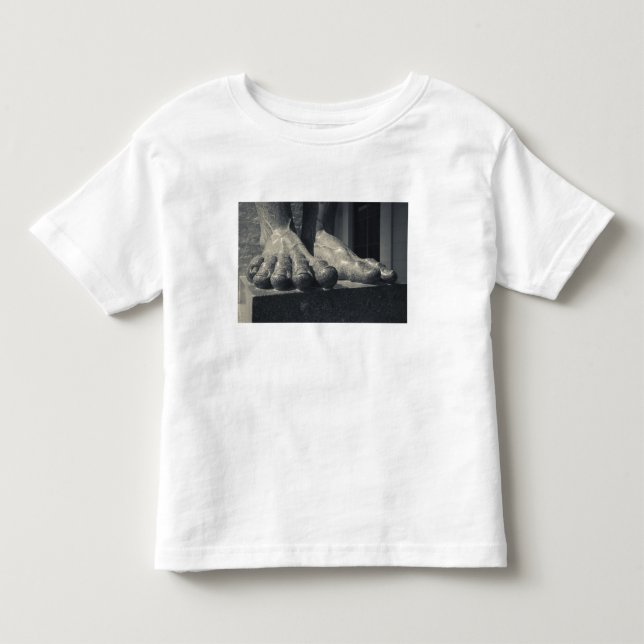 T-shirts Grande edifício Hermitage, pé escultador (Frente)