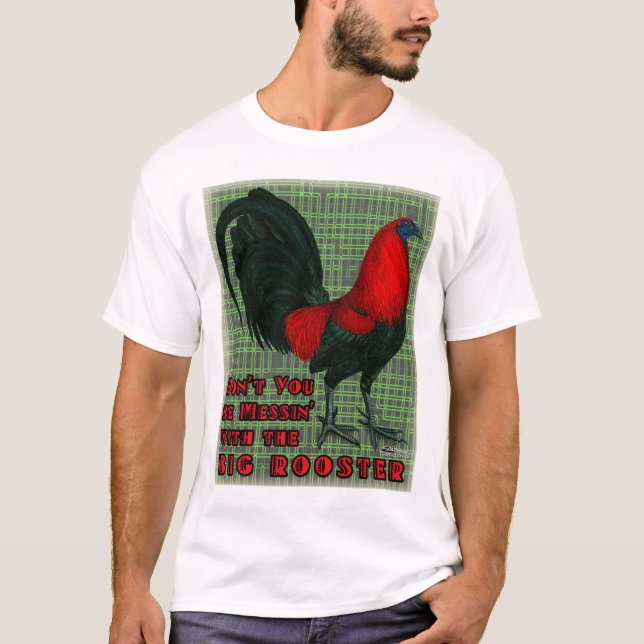 T-shirts Grande Galo Vermelho (Frente)